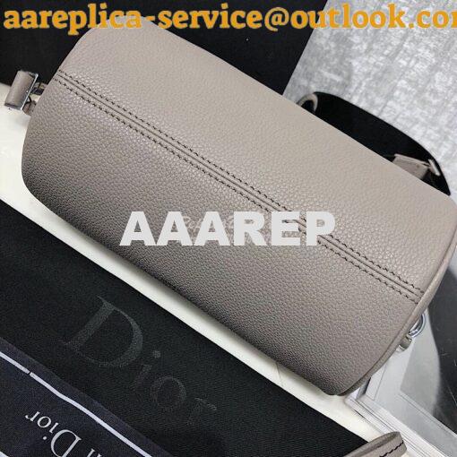Replica Dior Beige Grained Calfskin "Roller" Pouch With "Atelier" Prin 7