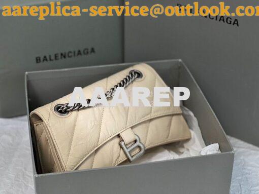 Replica Balenciaga Crush Small Chain Bag In Quilted Sand Crushed Calfs 2