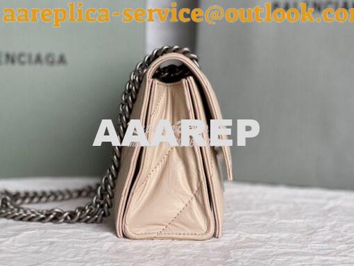 Replica Balenciaga Crush Small Chain Bag In Quilted Sand Crushed Calfs 5