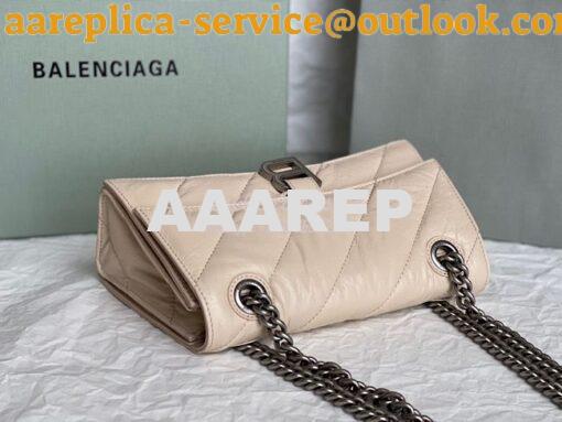 Replica Balenciaga Crush Small Chain Bag In Quilted Sand Crushed Calfs 6