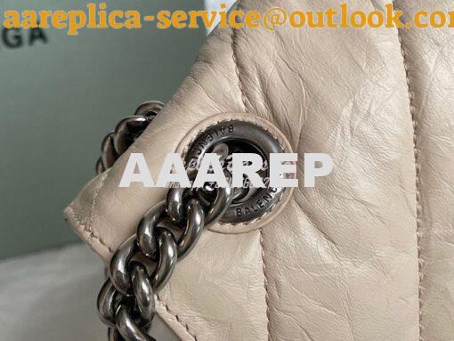 Replica Balenciaga Crush Small Chain Bag In Quilted Sand Crushed Calfs 11
