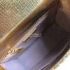 Replica DIor Mini lady dior bag with chain in opal grey pearly cannage 11