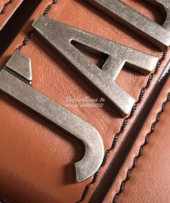 Replica Dior J'ADIOR Flap Bag With Silver Chain in Calfskin Brown 2
