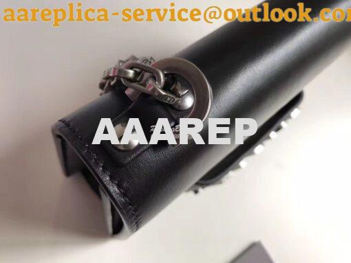 Replica Dior J'ADIOR Flap Bag With Silver Chain in Calfskin Black 6