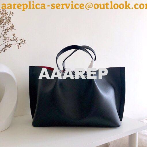 Replica Valentino Garavani VLOGO Escape Shopper Leather Tote Bag 5