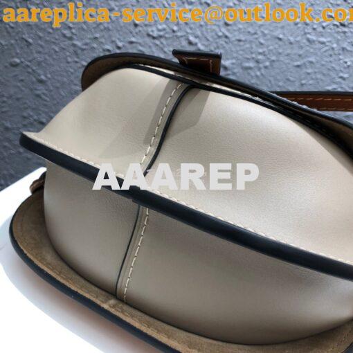 Replica Loewe Gate Small Bag 397511 Amber/Light Grey 13