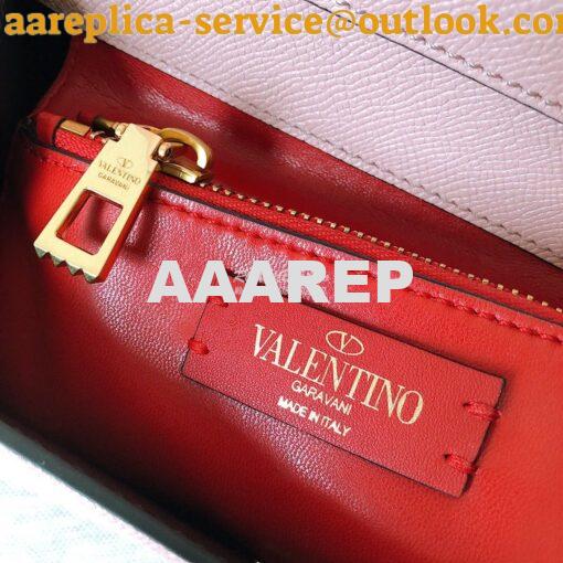 Replica Valentino VSling Grainy Calfskin Handbag ZW2B0F53 Pink 6
