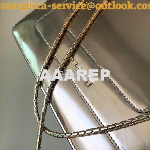 Replica Bvlgari Serpenti Forever Flap Cover Bag in Metallic Bronze 397 6