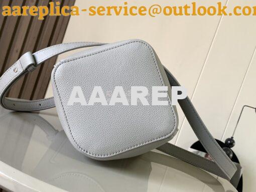 Replica Loewe Mini Pebble Bucket Bag In soft grained calfskin 973543 P 10