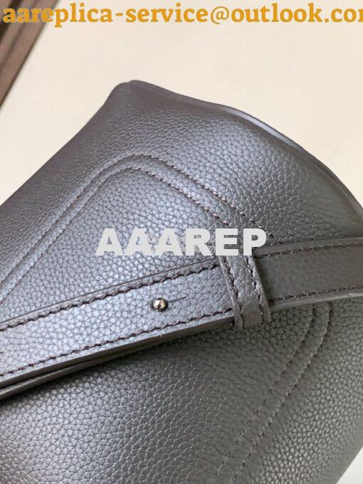 Replica Loewe Mini Pebble Bucket Bag In soft grained calfskin 973543 A 4