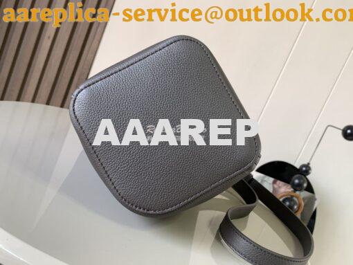 Replica Loewe Mini Pebble Bucket Bag In soft grained calfskin 973543 A 10
