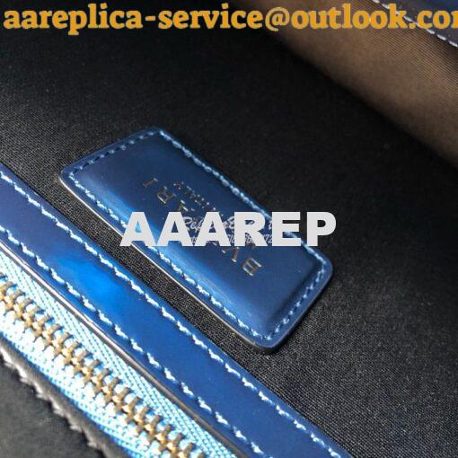 Replica Bvlgari Serpenti Forever Flap Cover Bag in Metallic Blue 39793 13