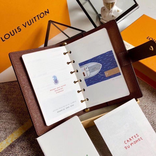 Replica Louis Vuitton Small Ring Agenda Cover Monogram R20005