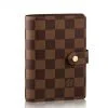 Replica Louis Vuitton Small Ring Agenda Cover Damier Azur R20706 BLV1129 10