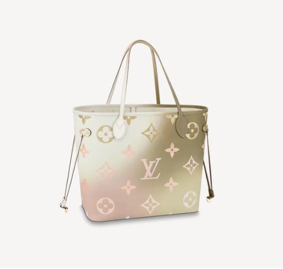 Louis Vuitton Red, Black, and White Giant Monogram Crafty Coated Canvas Neverfull mm Gold Hardware, 2020 (Like New), Womens Handbag