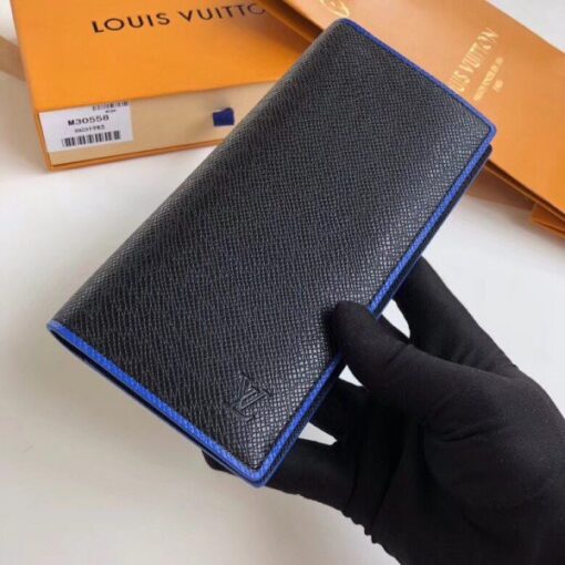 Replica Louis Vuitton Brazza Wallet Taiga Leather M30558 BLV1083 2