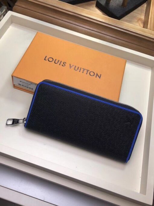 Replica Louis Vuitton Zippy Wallet Vertical Taiga Leather M30569 BLV1081 2