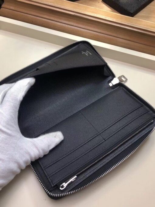 Replica Louis Vuitton Zippy Wallet Vertical Taiga Leather M30569 BLV1081 5