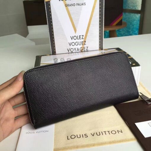 Replica Louis Vuitton Zippy Wallet Vertical Taiga Leather M32822 BLV1078 4