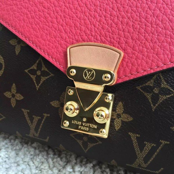 Louis Vuitton Pallas Chain Shoulder Bag Monogram Canvas And Calf Leather