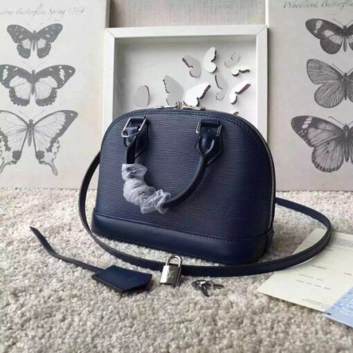 Replica Louis Vuitton Alma BB Bag In Indigo Epi Leather M40855 BLV196 2