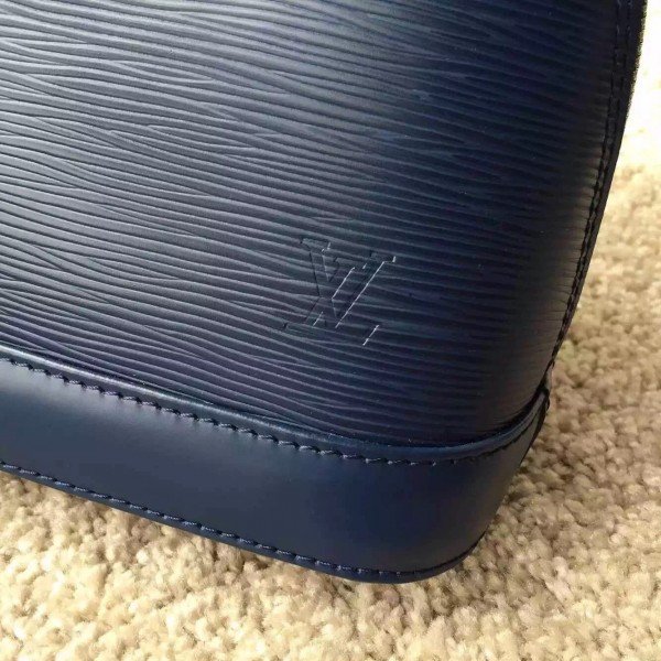 Replica Louis Vuitton Alma BB Bag In Indigo Epi Leather M40855 BLV196 for  Sale