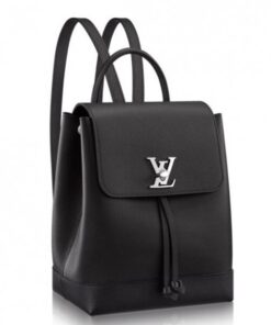 Replica Louis Vuitton Black Lockme Backpack M41815 BLV018