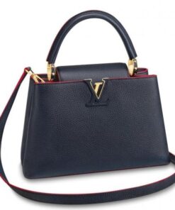 Replica Louis Vuitton Capucines PM Bag Taurillon Leather M43934 BLV837