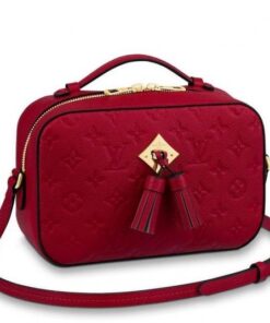 Louis Vuitton Cream Monogram Empreinte Saintonge Bag