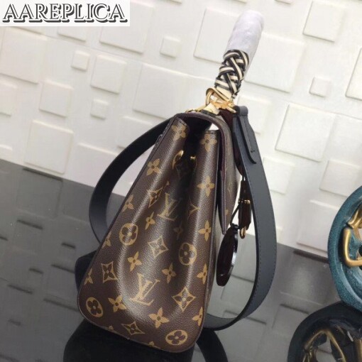 Replica Louis Vuitton Monogram Cluny MM Bag With Braided Handle M44669 BLV298 3