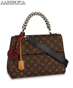 Replica Louis Vuitton Monogram Cluny MM Bag With Braided Handle M44669 BLV298