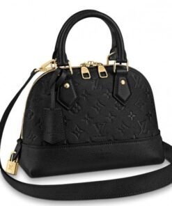 Louis Vuitton Neo Alma BB Monogram Empreinte Shoulder Handbag M44829 Noir  Ladies