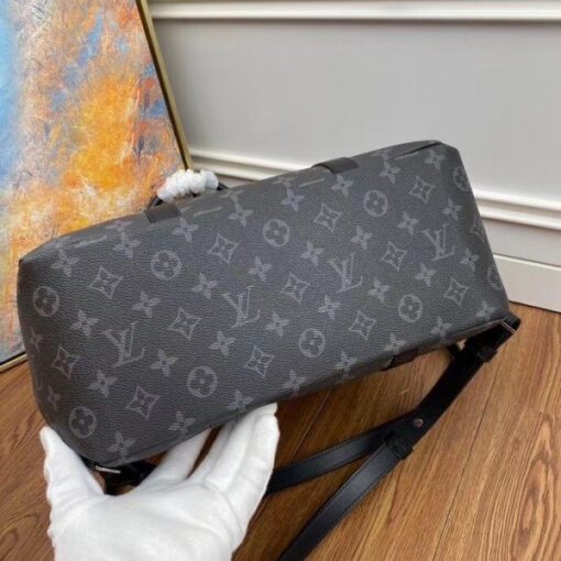 Replica Louis Vuitton Tote Backpack Monogram Eclipse Canvas BLV881 5