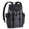 Replica Louis Vuitton Christopher PM Backpack Monogram Eclipse M45419 BLV880