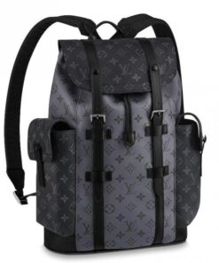 Replica Louis Vuitton Christopher PM Backpack Monogram Eclipse M45419 BLV880