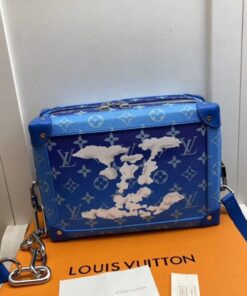 Louis Vuitton Blue Monogram Clouds Soft Trunk