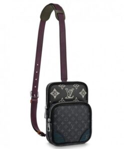 Replica Louis Vuitton Amazone Sling Bag Monogram Eclipse M45439 BLV862
