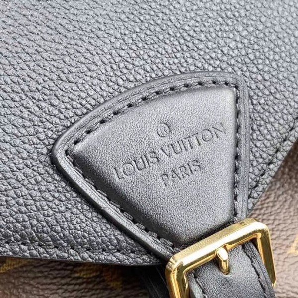 Replica Louis Vuitton Black Lockme Mini Backpack M54573 BLV025 for Sale