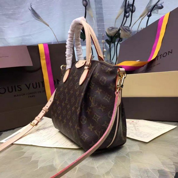 LOUIS VUITTON Monogram Turenne PM Tote Handbag with Shoulder Strap