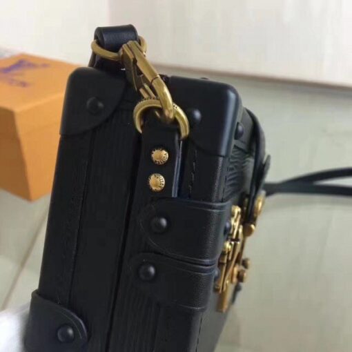 Replica Louis Vuitton Petite Malle Bag In Black Epi Leather M5001N BLV205 6
