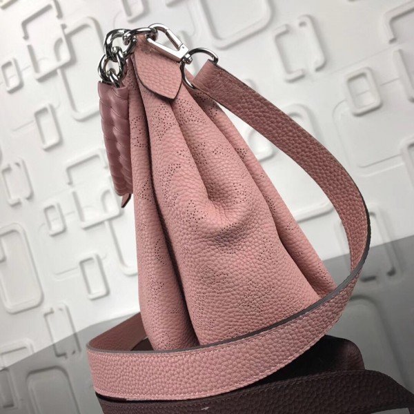 Louis Vuitton Babylon Chain BB Monogram Mahina Calf Leather Gallet Bag  Handbag