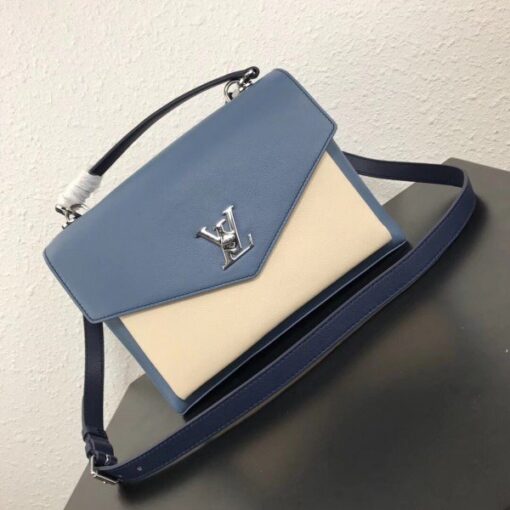 Replica Louis Vuitton Blue Jean MyLockme Bag M51415 BLV734 2