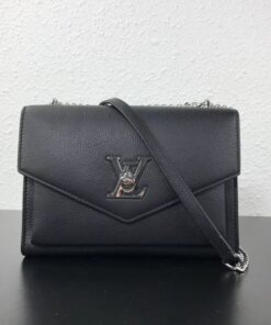 Replica Louis Vuitton Black Mylockme BB Bag M51418 BLV752 2