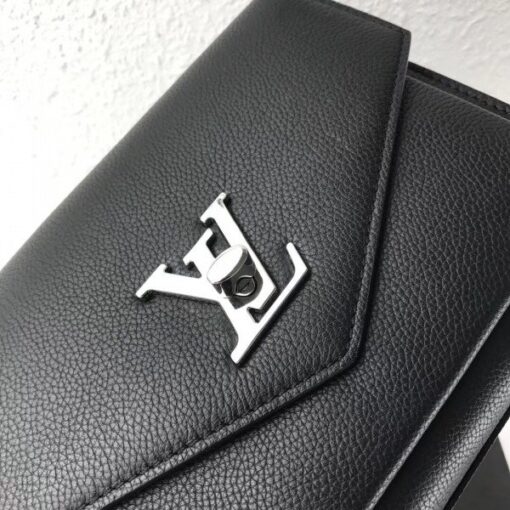 Replica Louis Vuitton Black Mylockme BB Bag M51418 BLV752 5