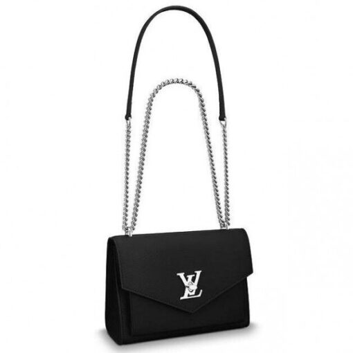 Replica Louis Vuitton Black Mylockme BB Bag M51418 BLV752
