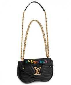 Replica Louis Vuitton Black New Wave Chain Bag PM M51683 BLV646
