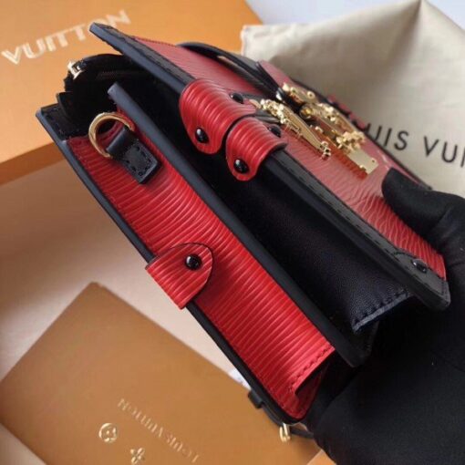 Replica Louis Vuitton Rouge Trunk Clutch Epi Leather M51697 BLV194 4