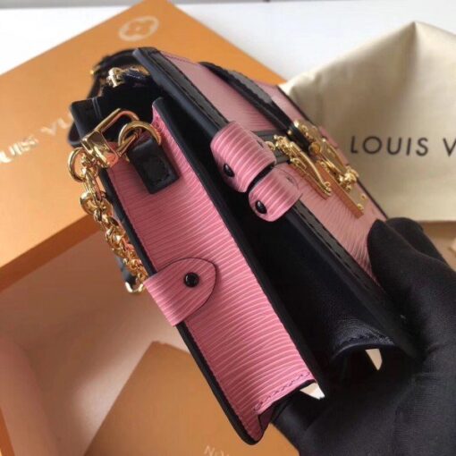 Replica Louis Vuitton Rose Trunk Clutch Epi Leather M51698 BLV193 3