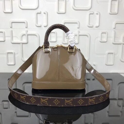Replica Louis Vuitton Alma BB Bag Patent Leather M51904 BLV660 2