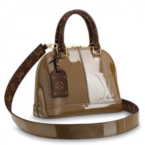 Replica Louis Vuitton Alma BB Bag Patent Leather M51904 BLV660
